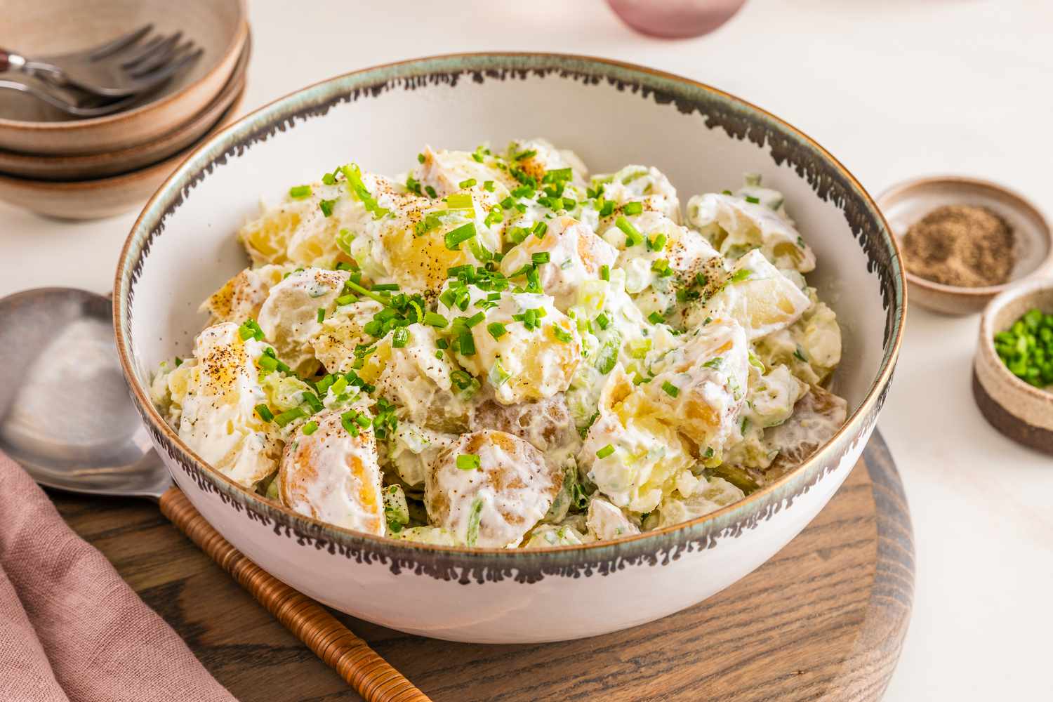 Mise à niveau facile pour une salade de pommes de terre parfaite