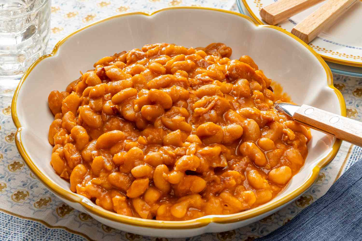 Une mise à niveau d'un ingrédient pour des haricots au lard délicieux