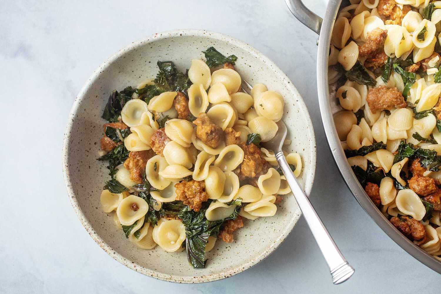 Orecchiette Pasta with Sausage and Kale recipe