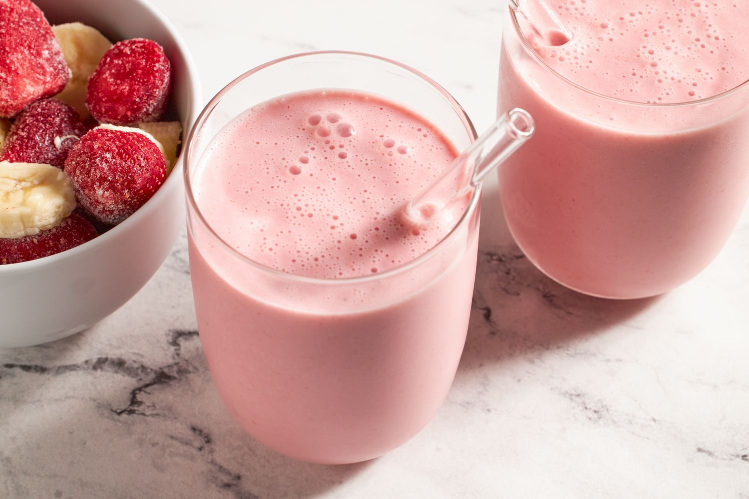 Smoothie à deux ingrédients prêt en trois minutes, presque quotidiennement
