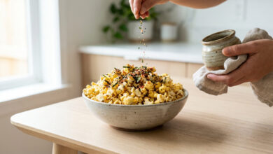 Photo of Popcorn japonais : le secret du chef pour un snack umami