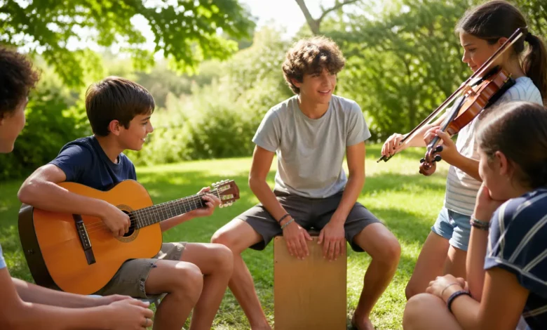 Colonie Vacances Musique Jeunes Musiciens
