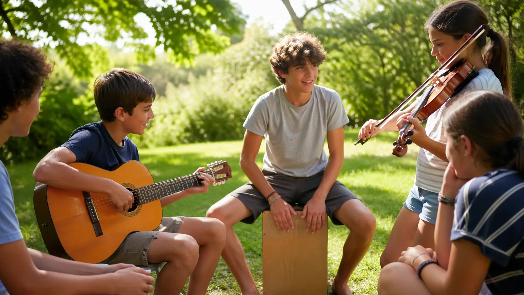 Colonie Vacances Musique Jeunes Musiciens
