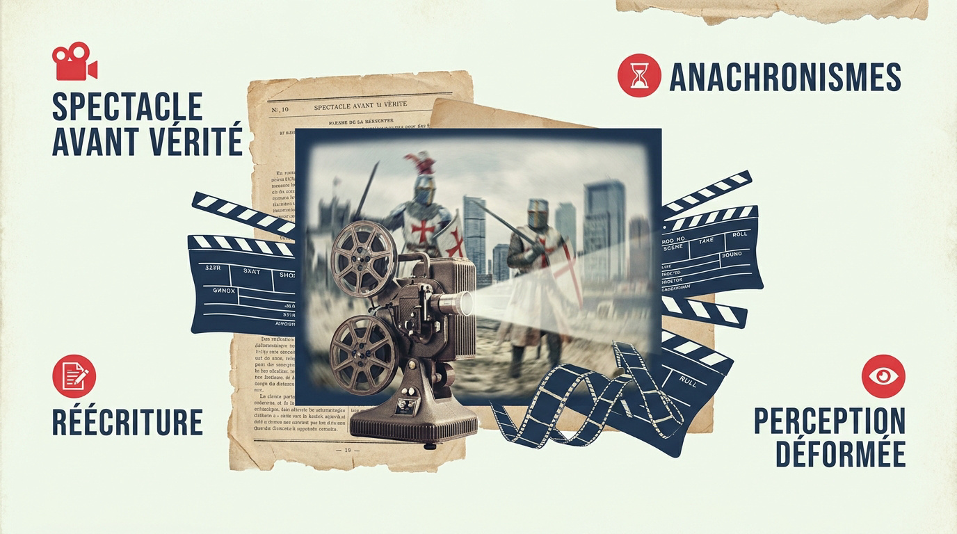 Analyse de la distorsion narrative et historique dans le cinéma hollywoodien